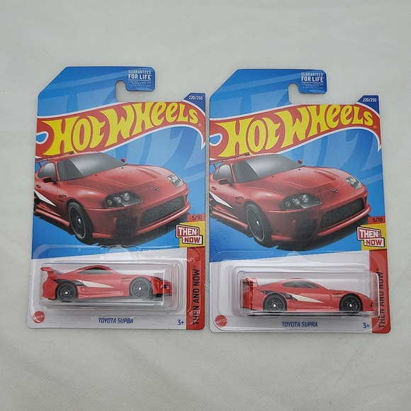 Hot Wheels 2022 Toyota Supra Red - Then And Now Series 5/10 Die-Cast Car - View #9